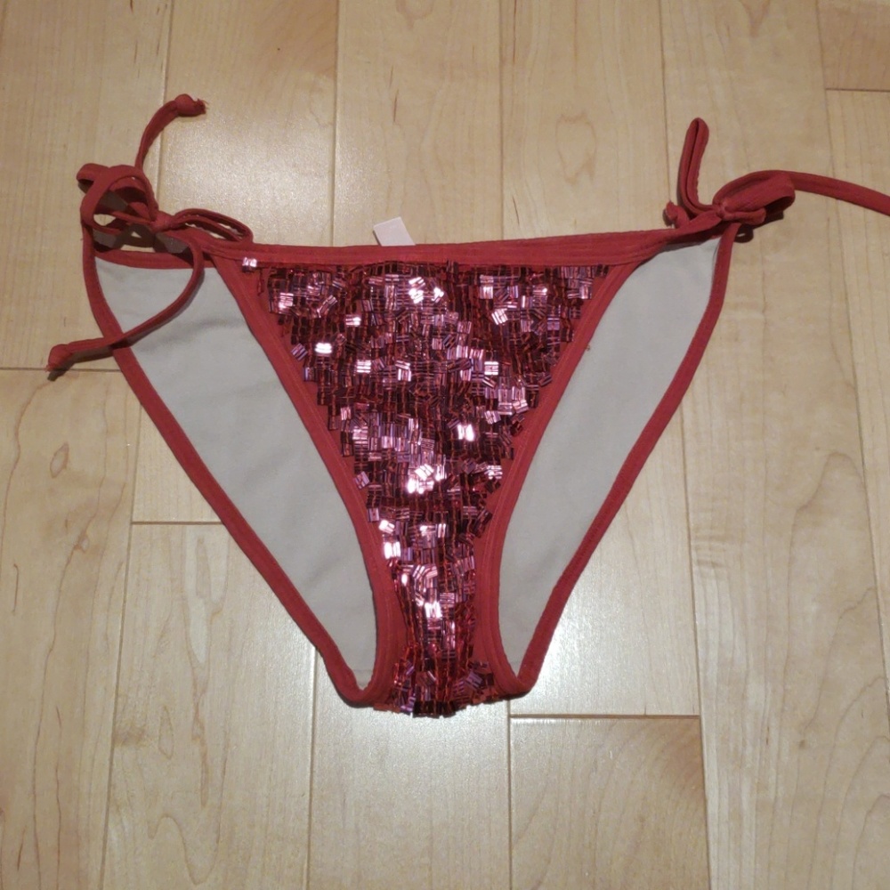 Victoria's secret swim sequin bottom Small